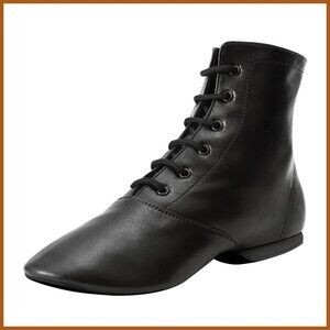 Split Sole Dance Boots with PU Leather Uppers for Ballet and Gymnastics